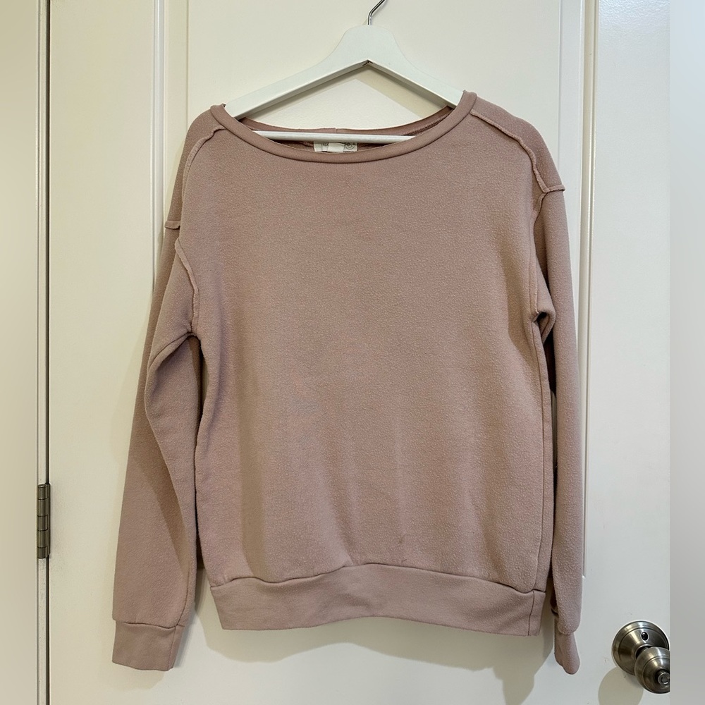 Treasure and Bond Mauve pullover. Size XS